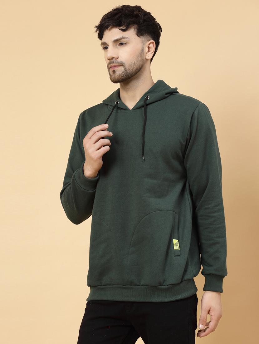 men long sleeved solid sweatshirt - 20410885 - Standard Image - 3