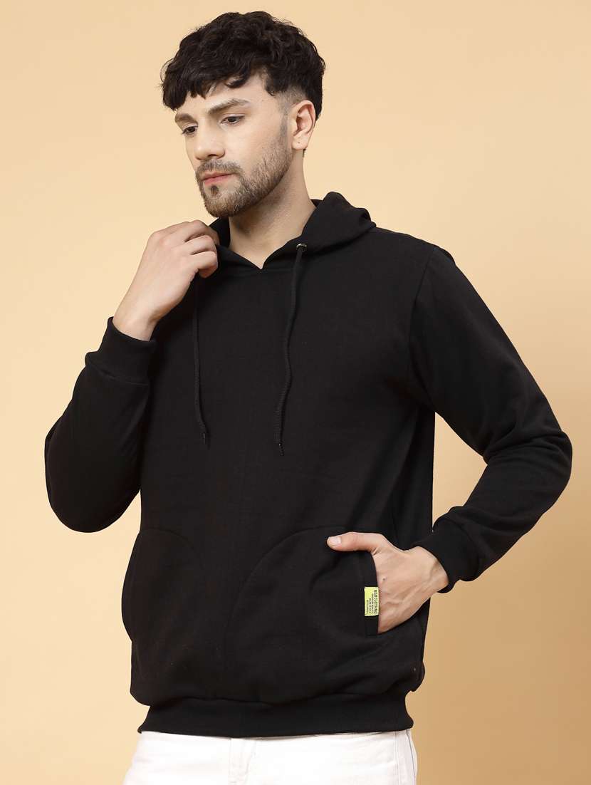 men long sleeved solid sweatshirt - 20410886 -  Standard Image - 3