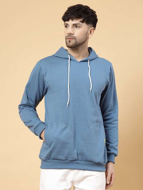 men long sleeved solid sweatshirt - 20410887 - Standard Image - 0