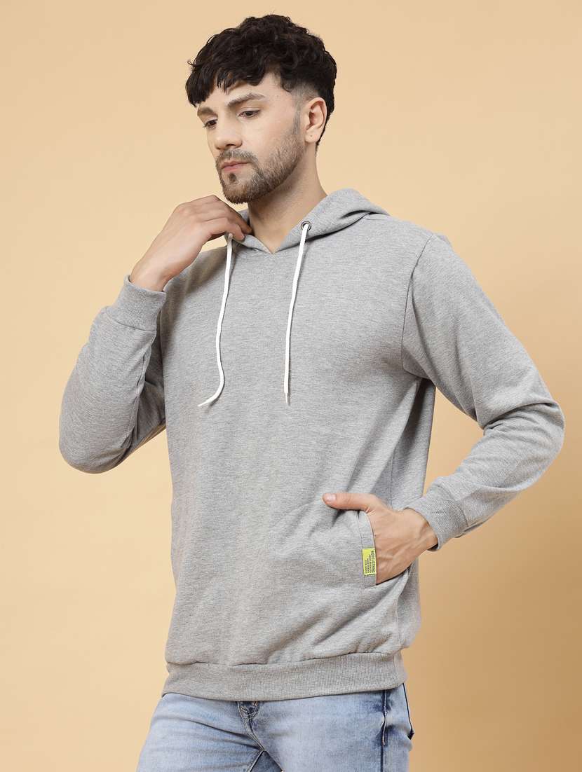 men long sleeved solid sweatshirt - 20410888 -  Standard Image - 3