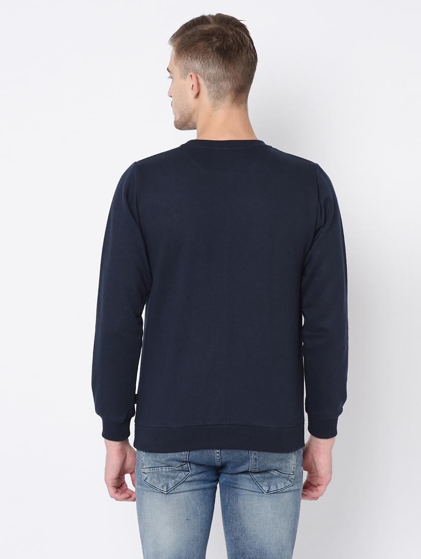 men long sleeved front printed sweatshirt - 20410889 - Standard Image - 3