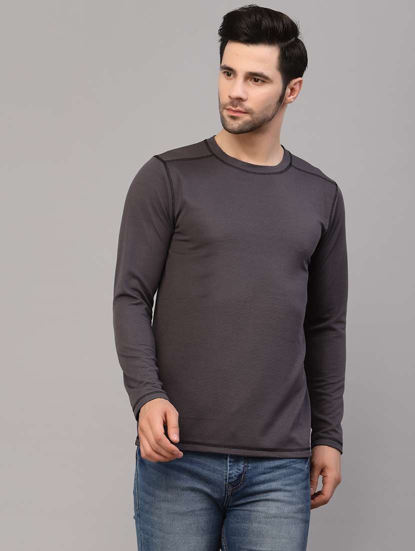 men long sleeved solid sweatshirt