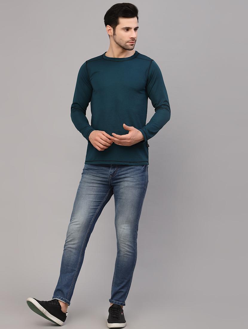 men long sleeved solid sweatshirt - 20410929 - Standard Image - 5