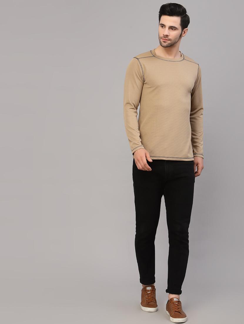men long sleeved solid sweatshirt - 20410930 - Standard Image - 5