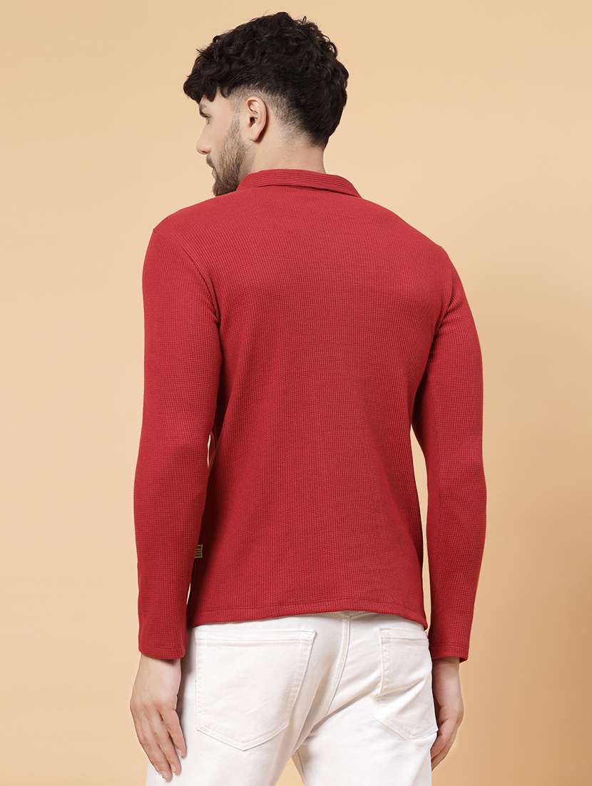 men solid polo t-shirt - 20410945 -  Standard Image - 3