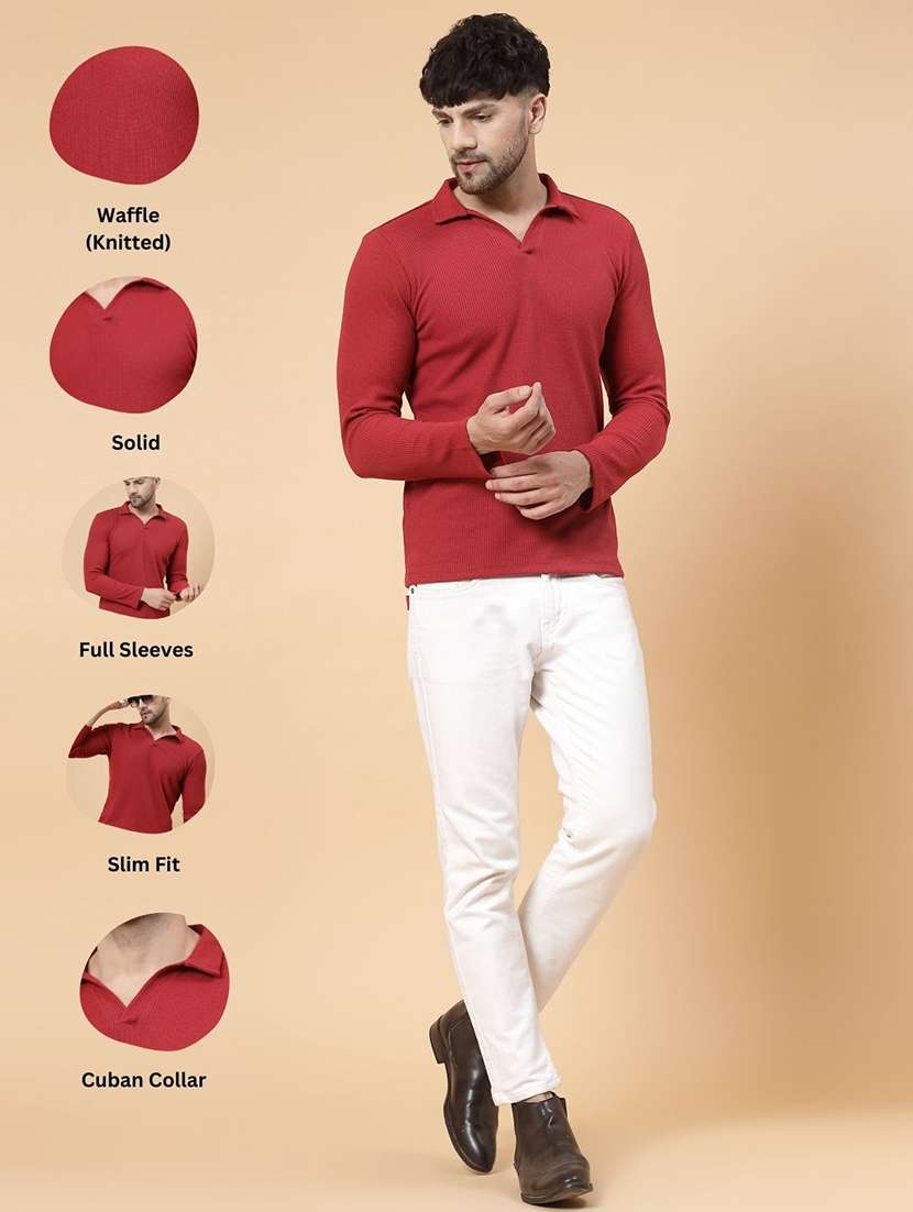 men solid polo t-shirt - 20410945 -  Standard Image - 5