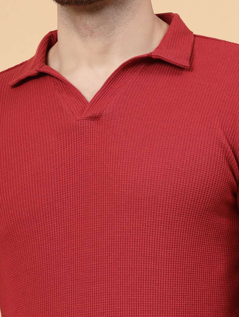 men solid polo t-shirt - 20410945 -  Standard Image - 8