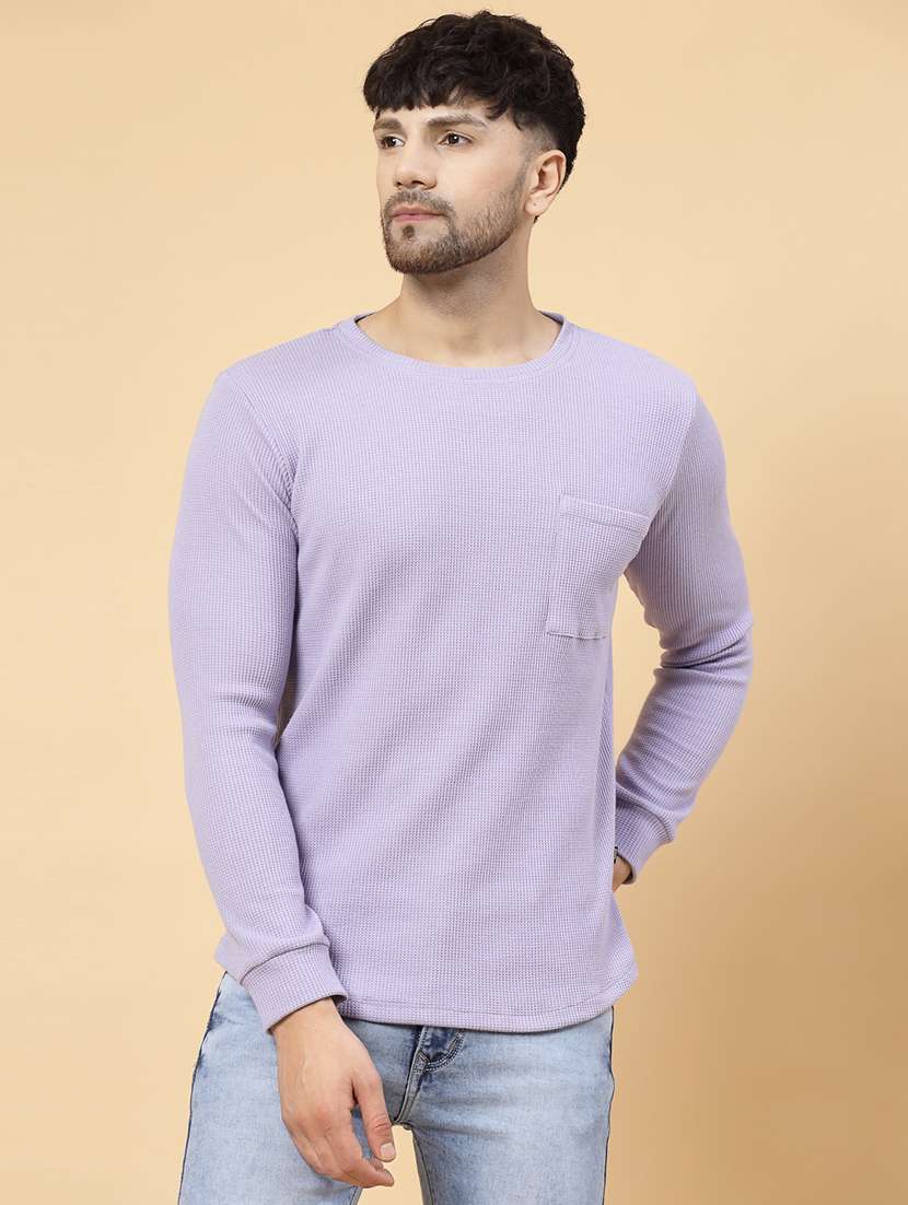 men long sleeved solid sweatshirt - 20410950 - Zoom Image - 0