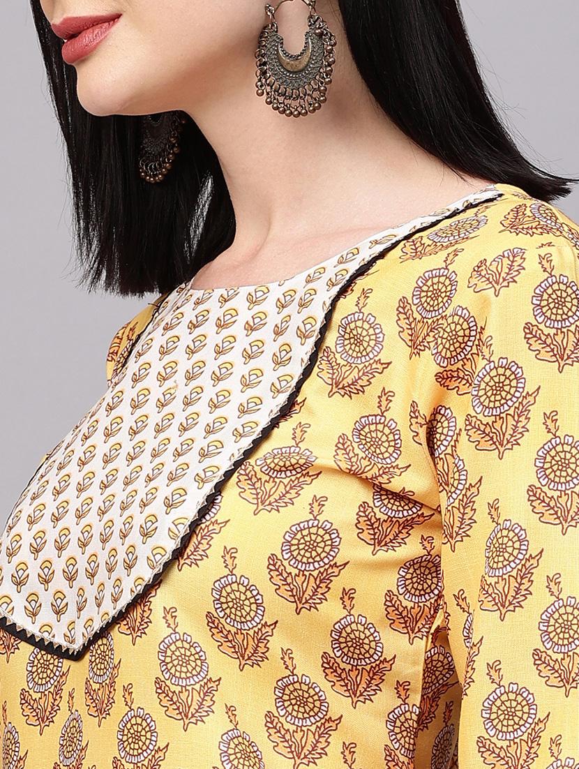 floral kurta pant set - 20410973 - Standard Image - 5
