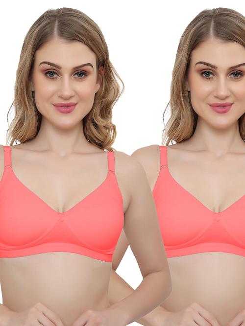 pack of 2 solid t-shirt bra - 20411240 -  Standard Image - 0