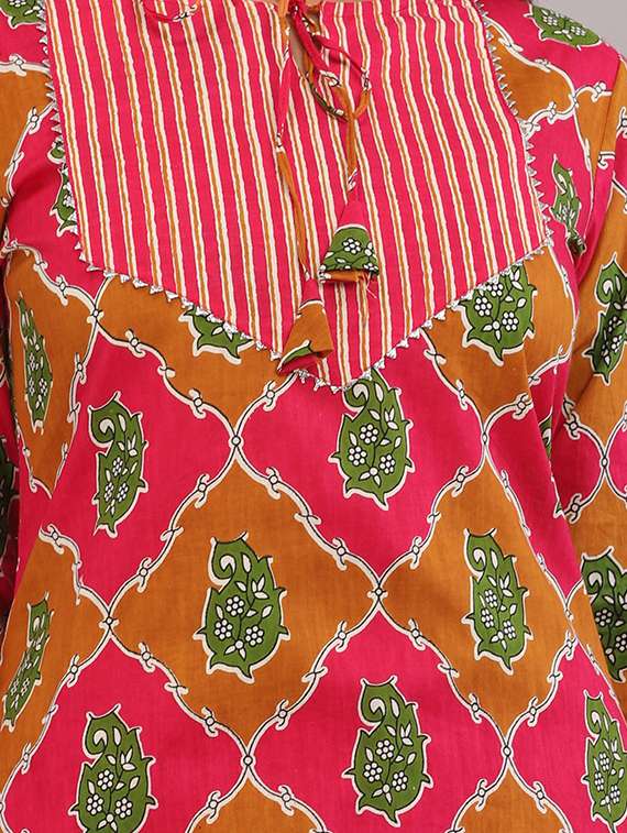 paisley kurta pant set - 20411680 - Standard Image - 3