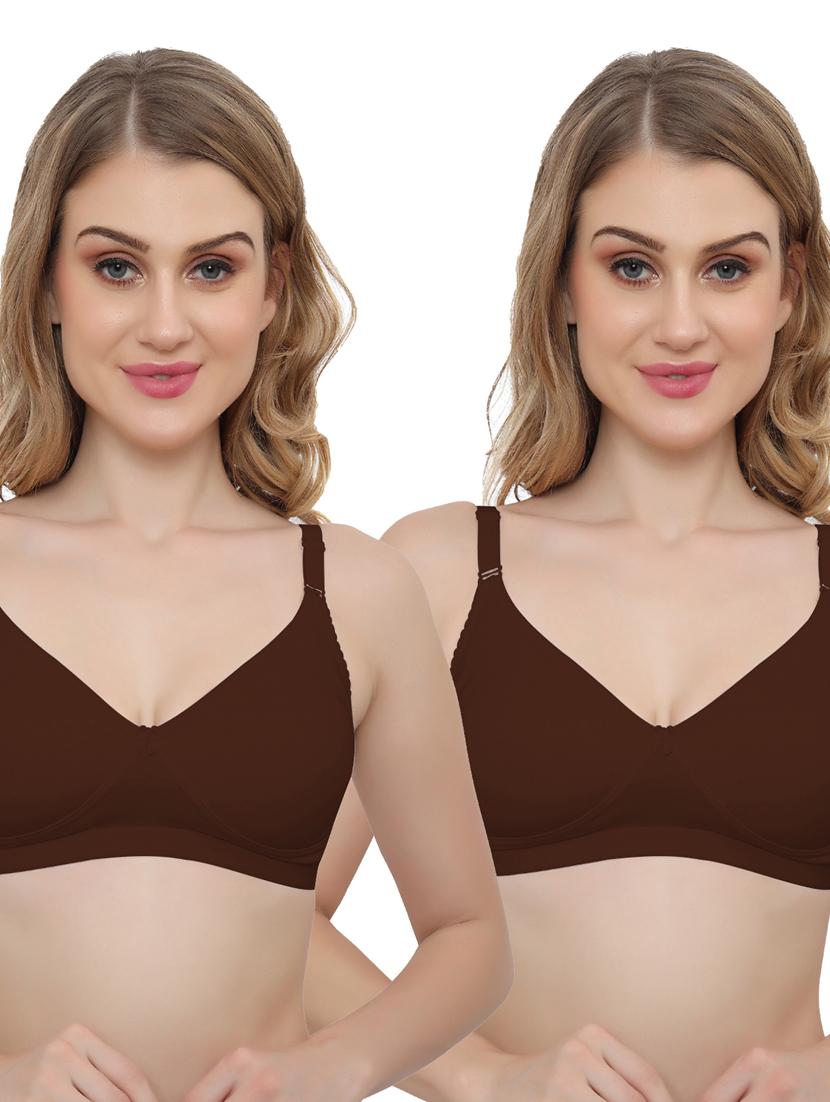 pack of 2 solid t-shirt bra - 20411888 -  Zoom Image - 0