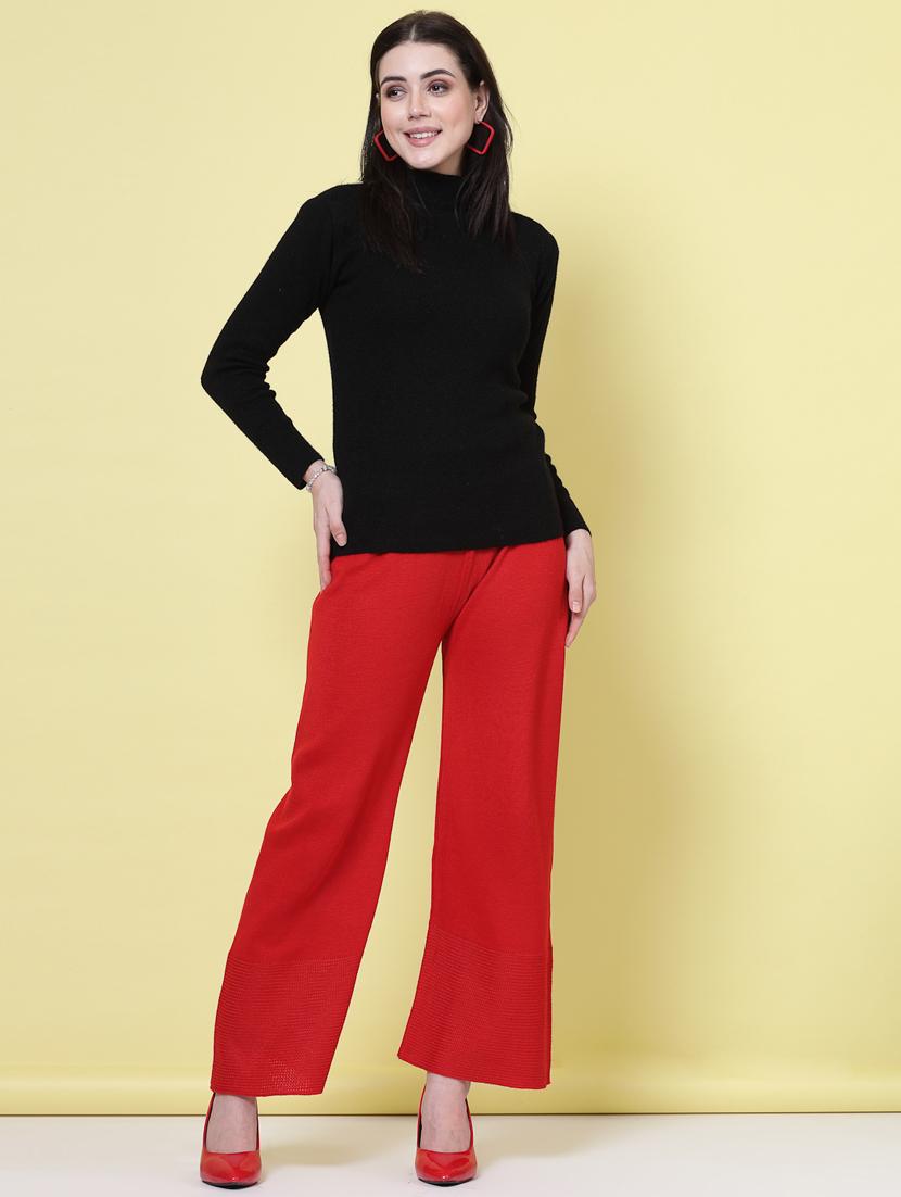 red foil print palazzo - 20412843 - Standard Image - 5