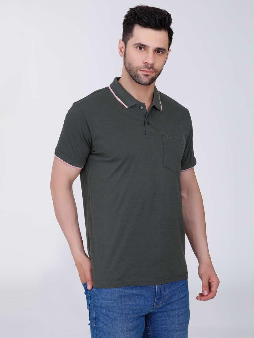 men short sleeve polo t-shirt - 20412966 - Zoom Image - 0