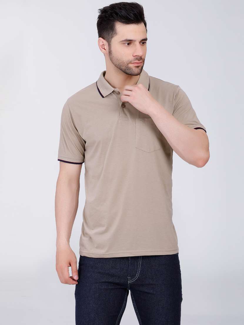 men short sleeve polo t-shirt - 20412971 - Zoom Image - 0