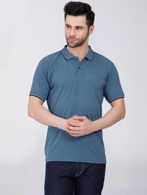 women's plain polo neck t-shirt - 20412972 - Standard Image - 0