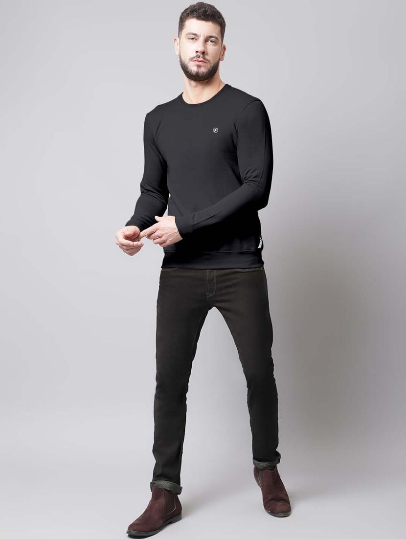 mens plain sweatshirt - 20413535 - Standard Image - 3
