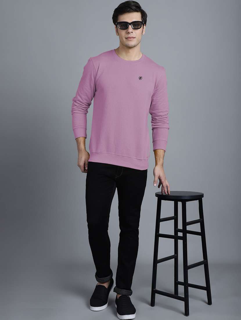 mens plain sweatshirt - 20413540 -  Standard Image - 5