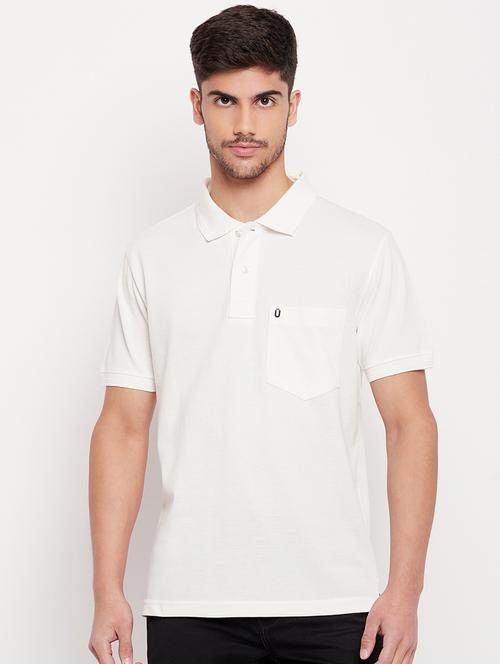 men solid cotton polo t-shirt - 20416353 - Standard Image - 0