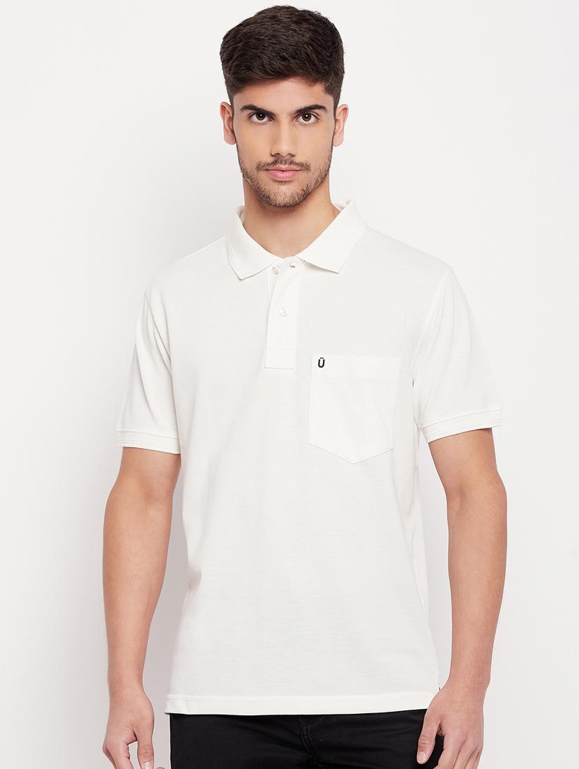 men solid cotton polo t-shirt - 20416353 - Zoom Image - 0