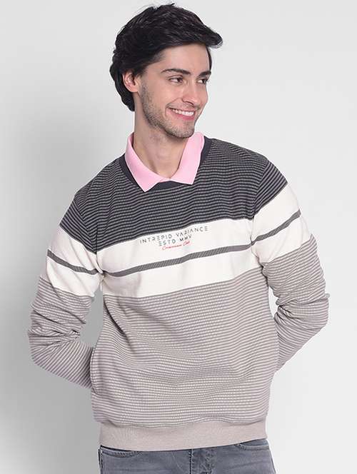mens striped sweatshirt - 20416982 -  Standard Image - 0
