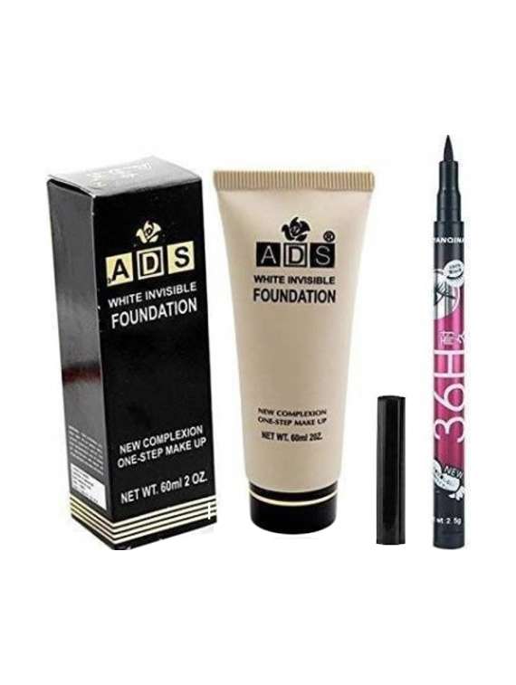 women liquid foundation with kajal