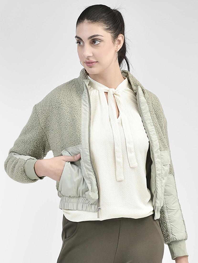 neo mint solid fur jacket - 20417180 - Zoom Image - 0