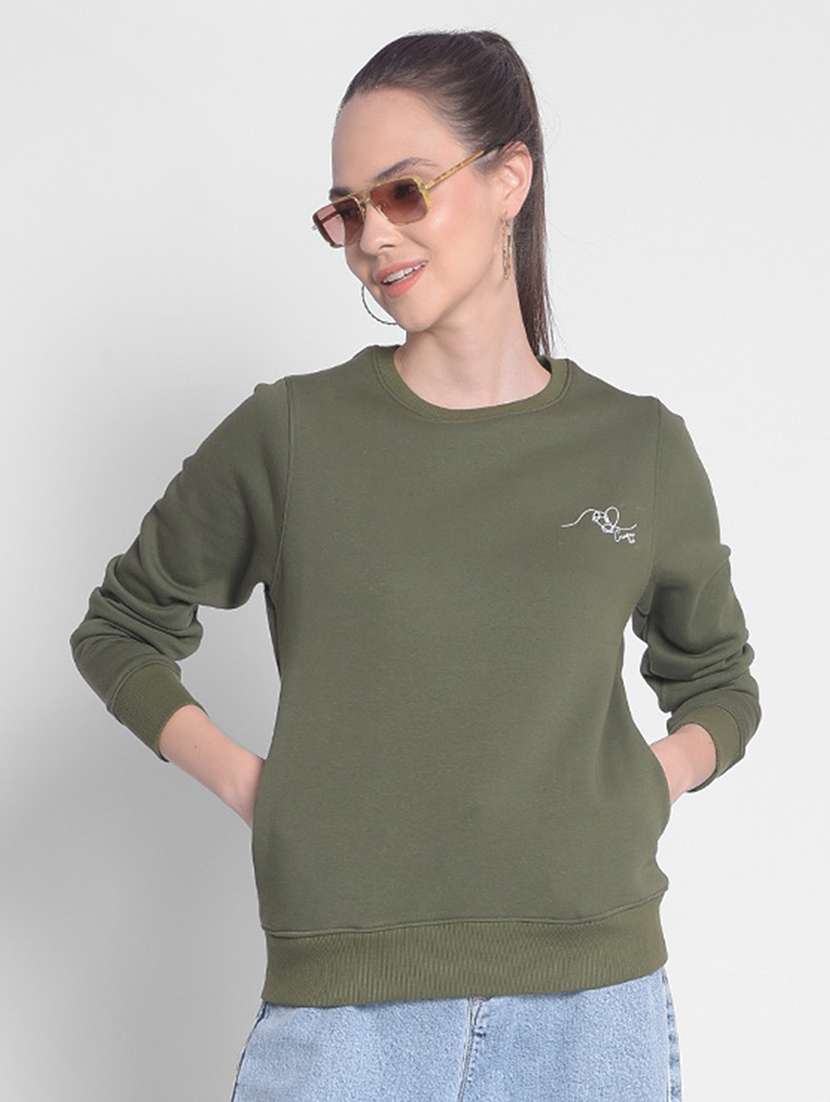 women's placement print sweatshirt