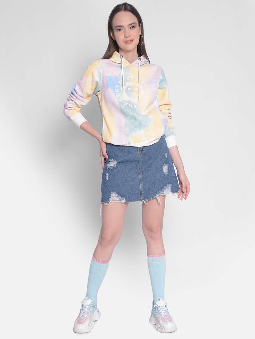 women's all over print sweatshirt - 20417281 - Standard Image - 3