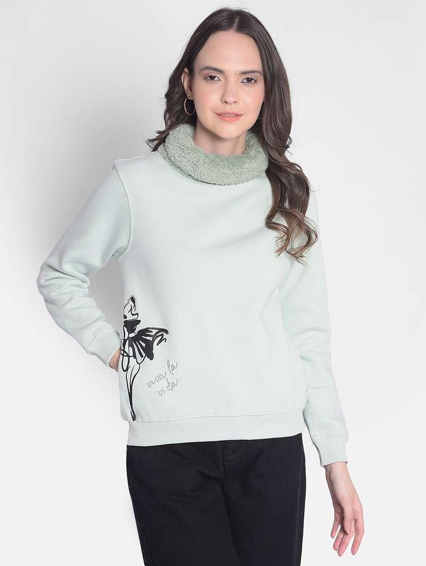 women's placement print sweatshirt