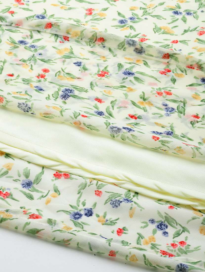 lemon sherbet floral print a-line  dress - 20418818 -  Standard Image - 5