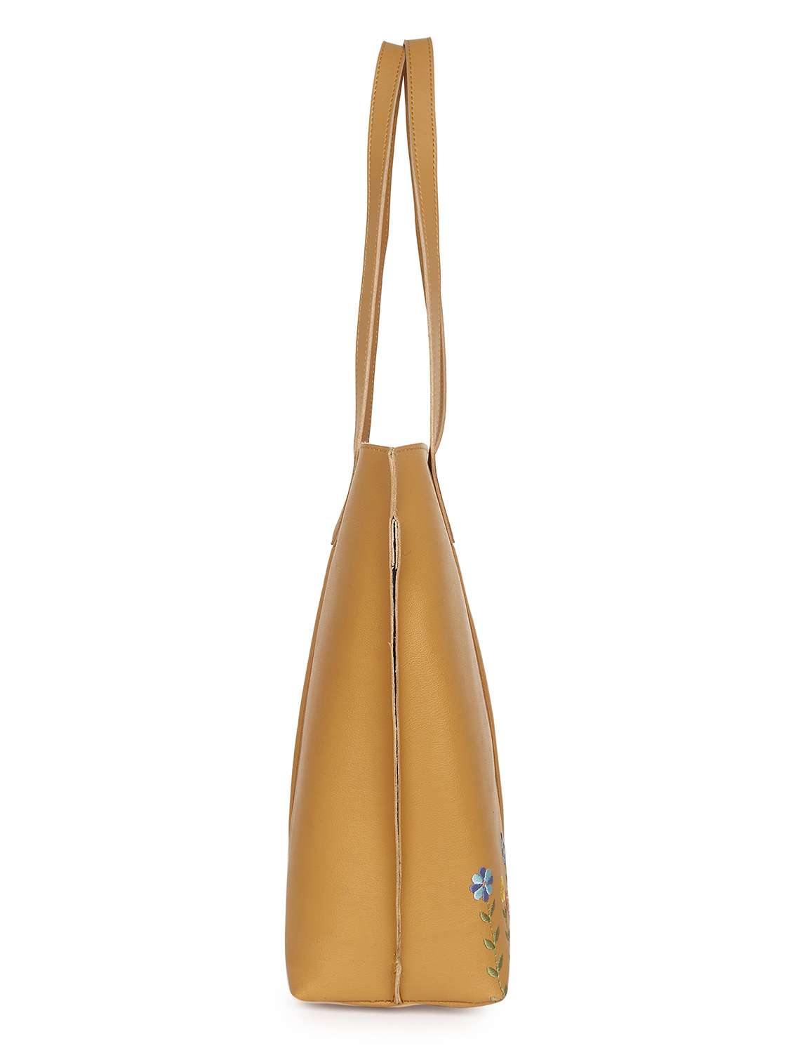 women leatherette embroidered tote bag - 20418956 - Standard Image - 3
