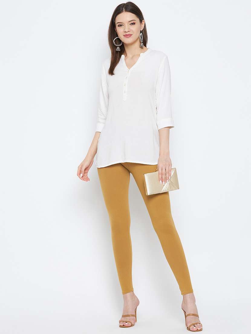 women pack of 2 solid leggings - 20418994 -  Standard Image - 3