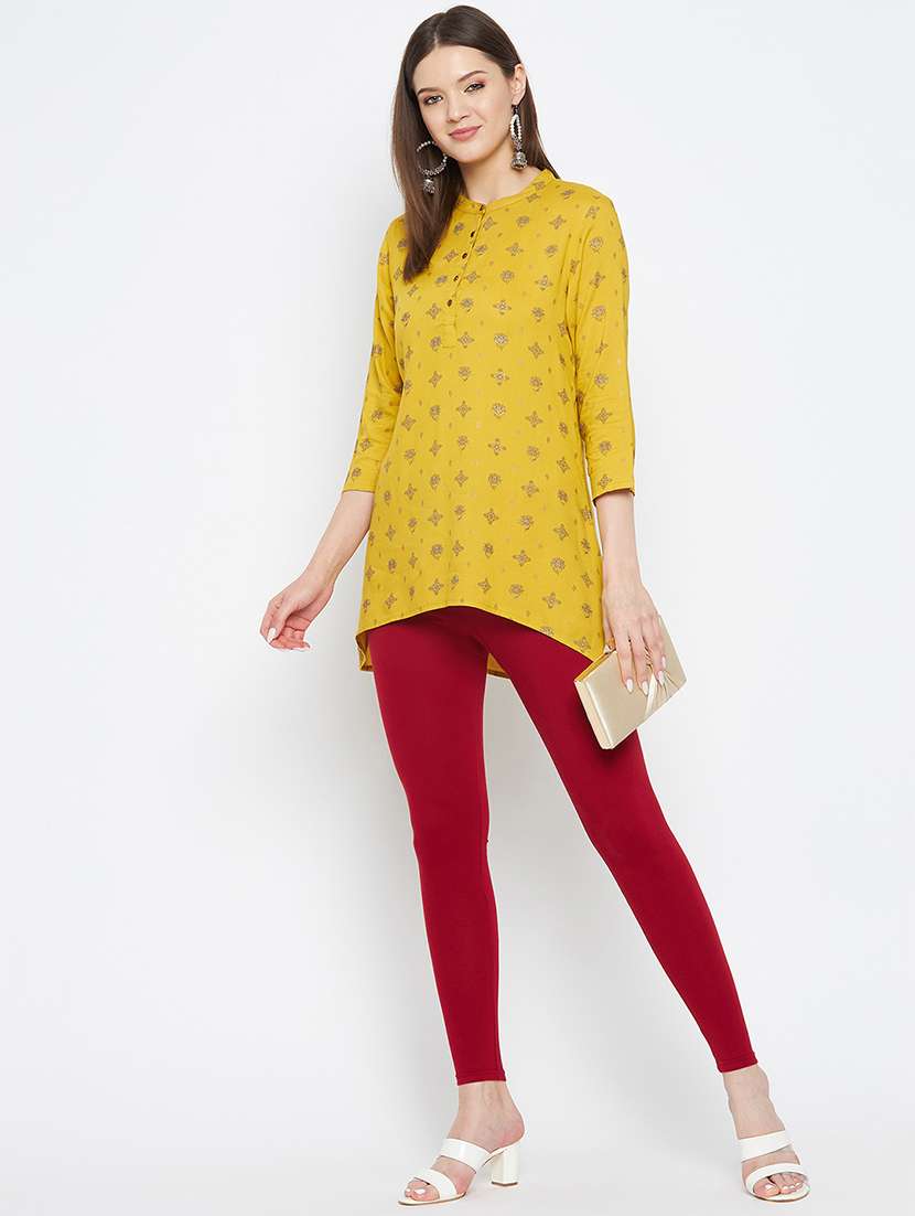 women pack of 2 solid leggings - 20418995 -  Standard Image - 3