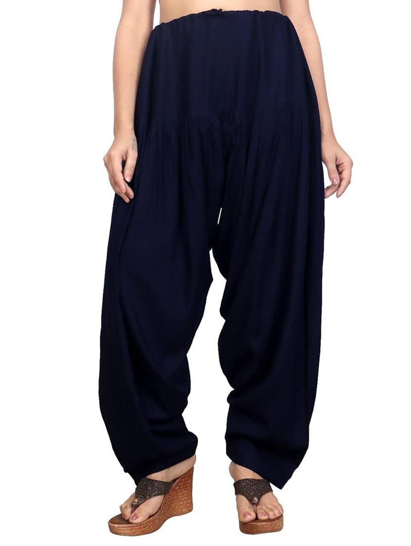 women mid rise solid patiyala salwar - 20419009 - Zoom Image - 0