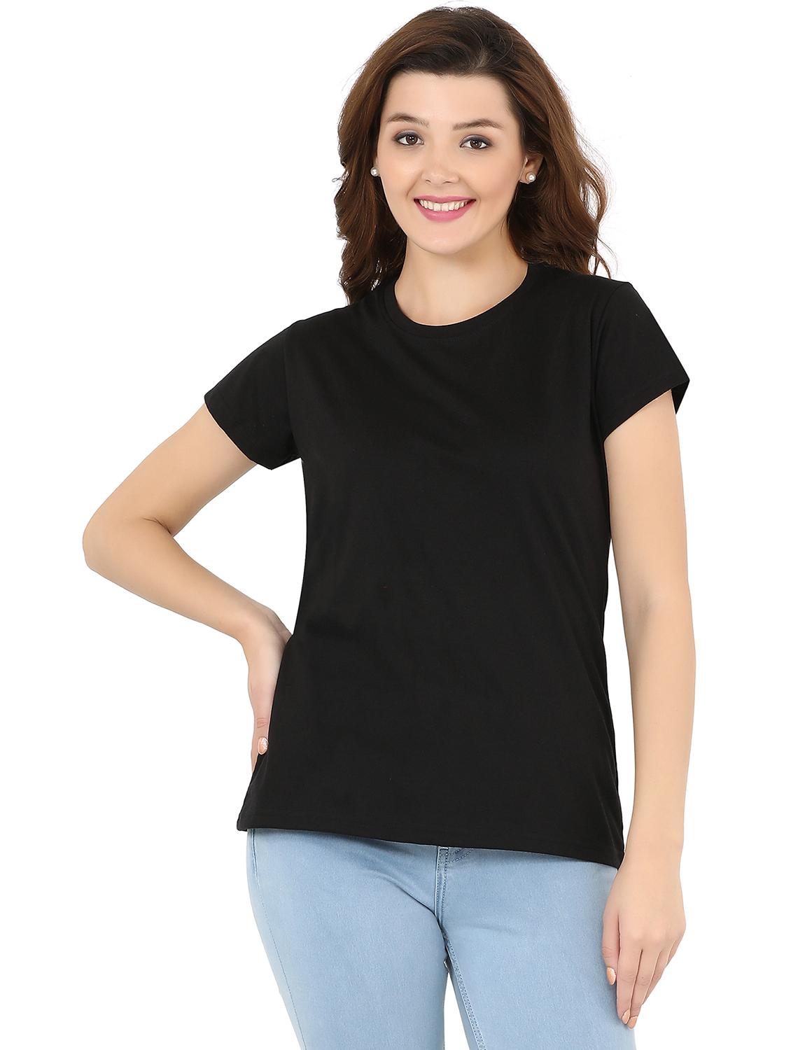 women's plain crew neck t-shirt - 20419642 - Zoom Image - 0