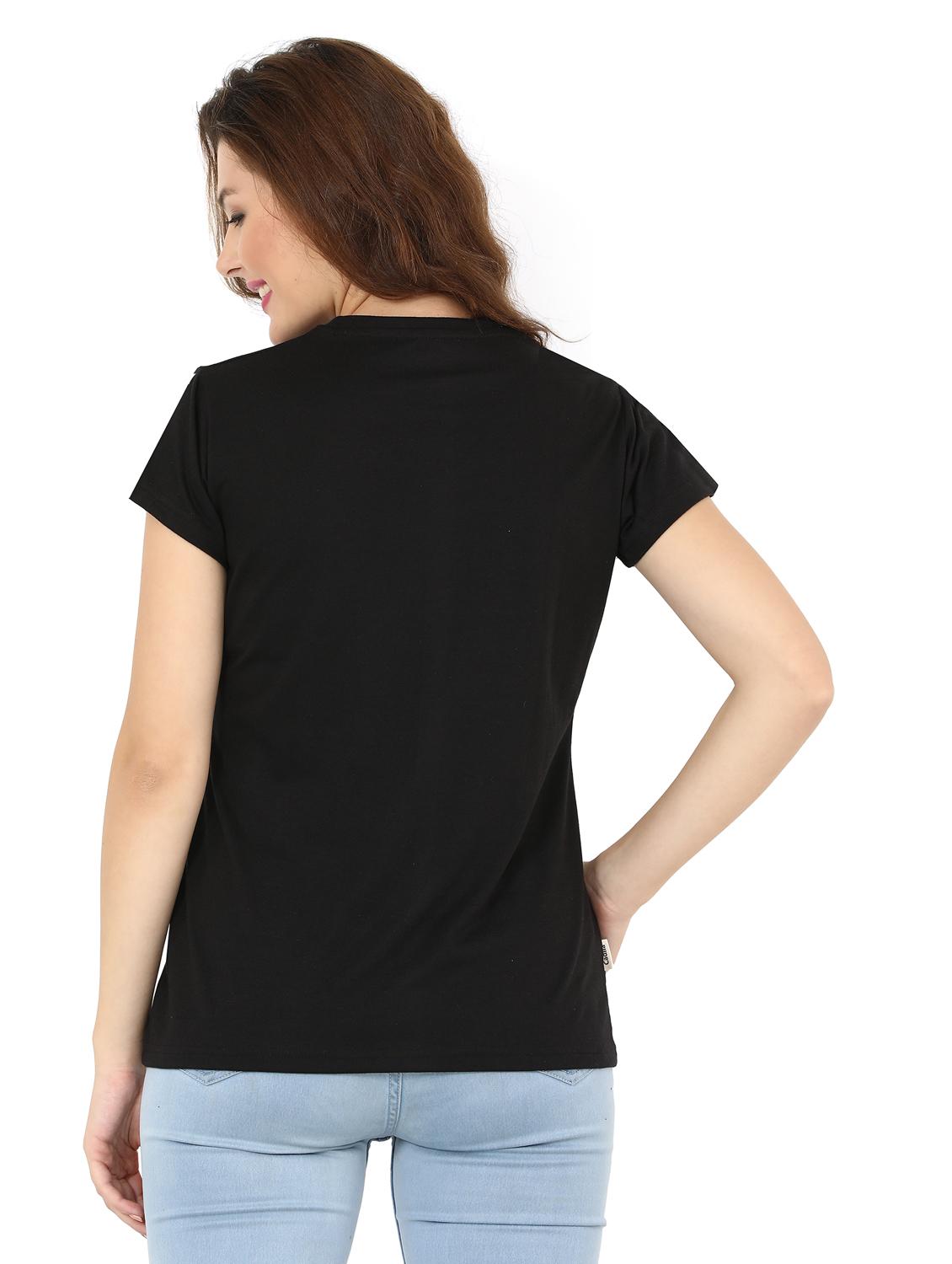 women's plain crew neck t-shirt - 20419642 - Standard Image - 3