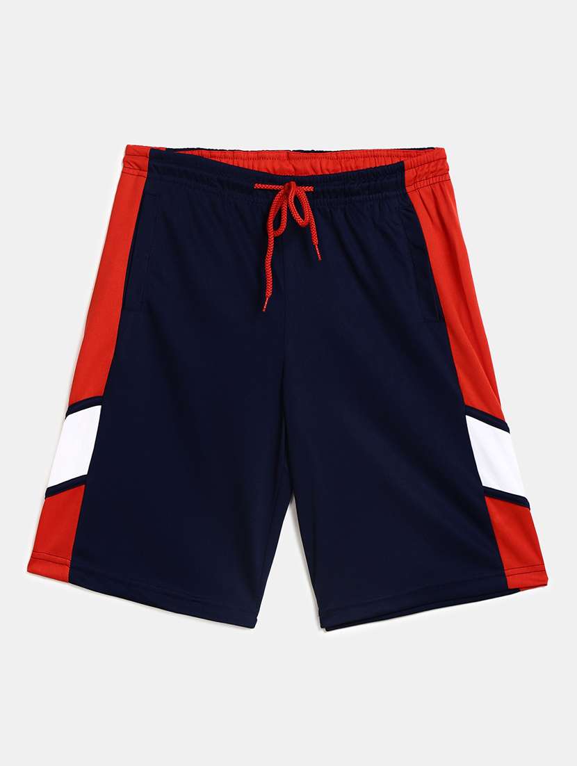 boys mid rise color block shorts 