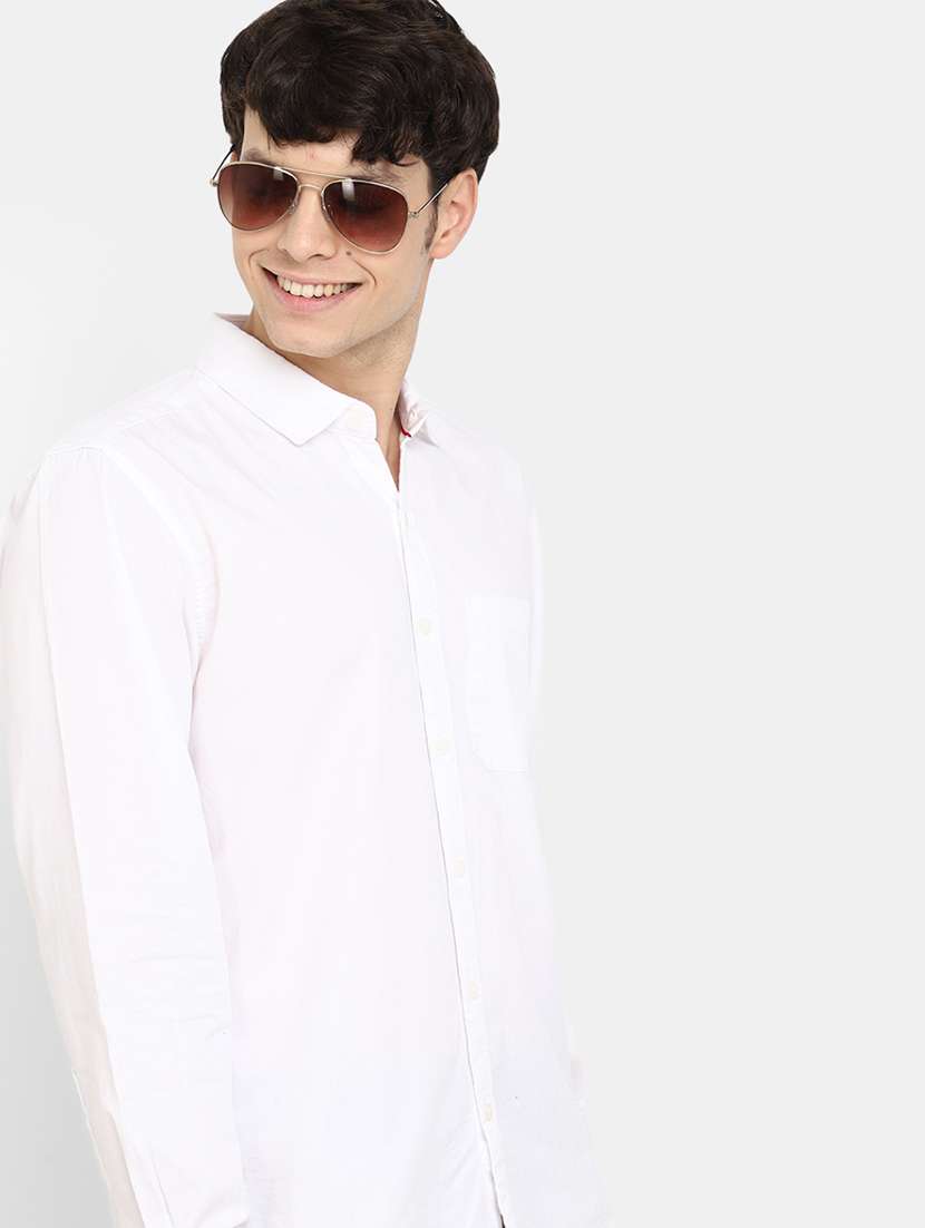 men cotton long sleeve casual shirt - 20420582 -  Standard Image - 5