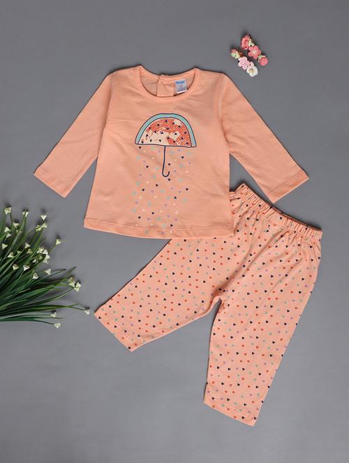 kids cotton full length twin sets - 20421331 -  Standard Image - 0