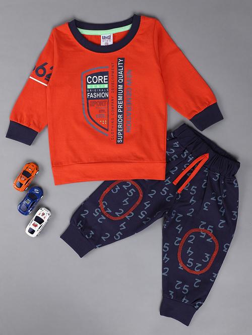 kids cotton full length twin sets - 20421334 -  Standard Image - 0