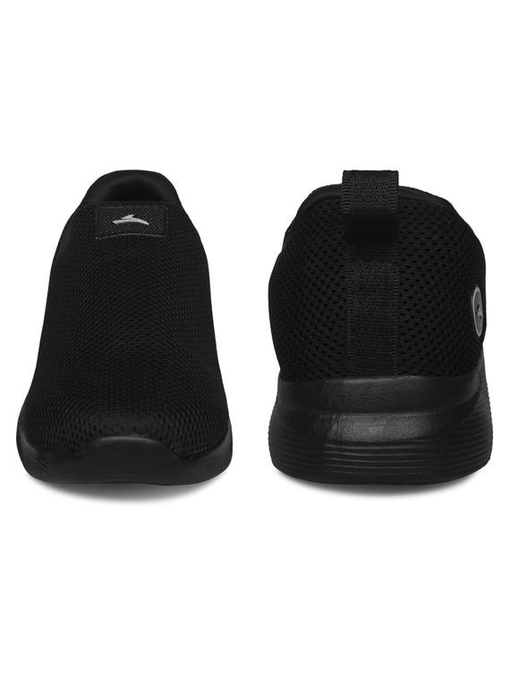 men solid black casual slip on - 20422314 - Standard Image - 3