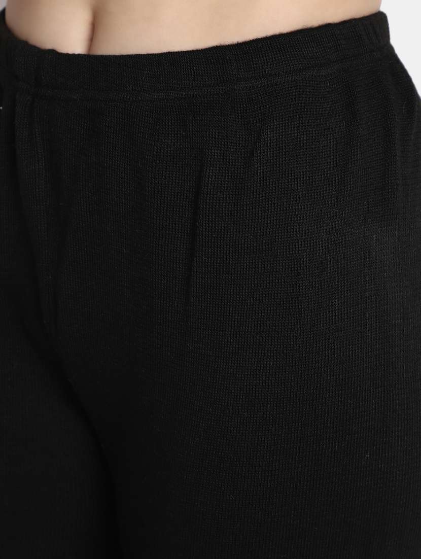 women solid flat front chinos trouser - 20422561 - Standard Image - 5
