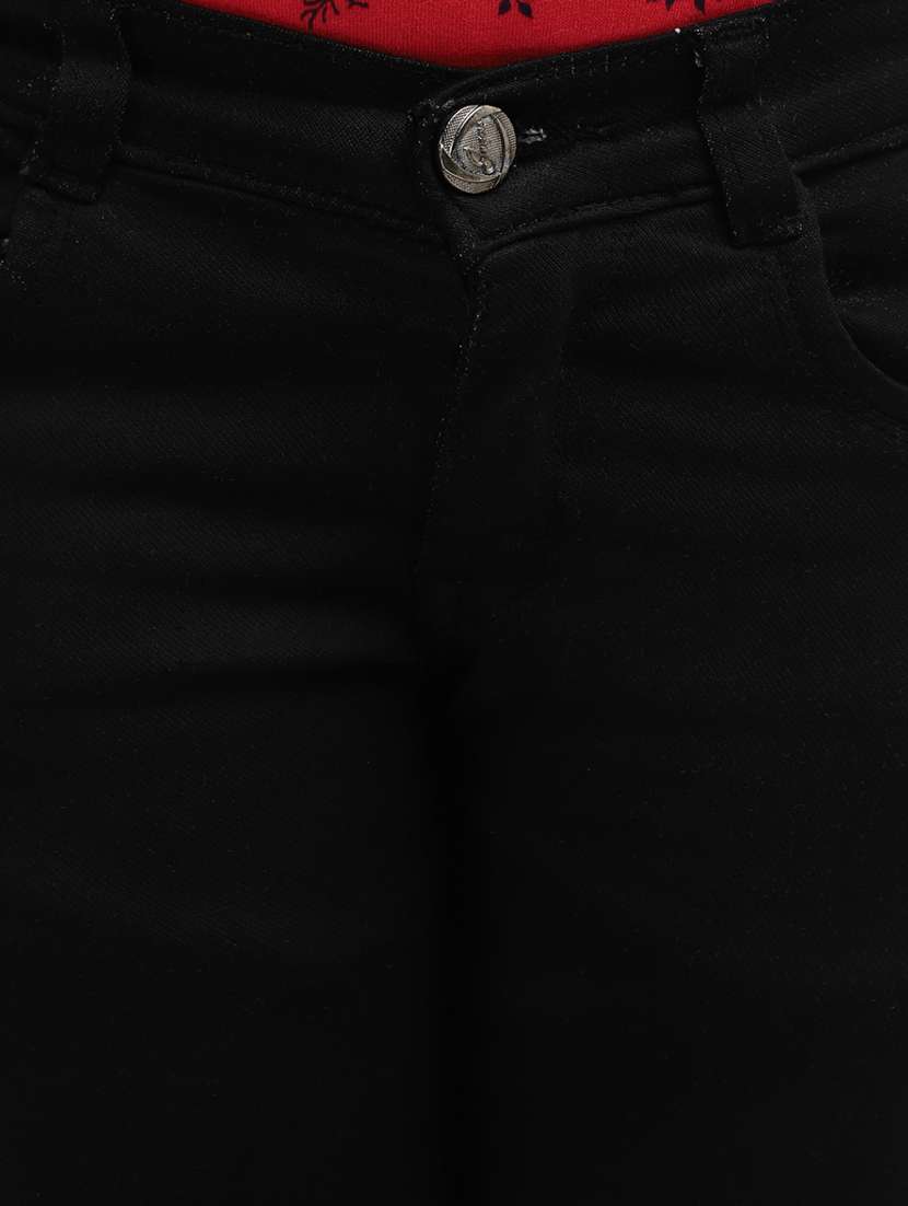girls denim three-fourth - 20422701 -  Standard Image - 5