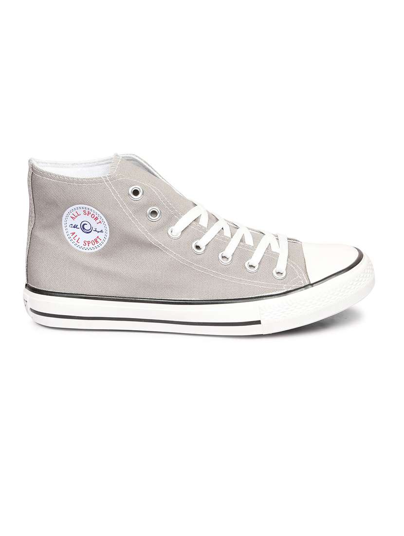 men canvas lace up sneaker - 20425443 -  Standard Image - 3