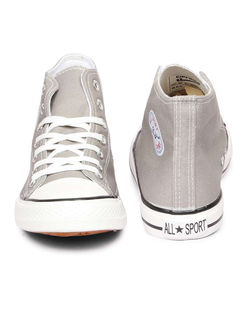 men canvas lace up sneaker - 20425443 -  Standard Image - 5