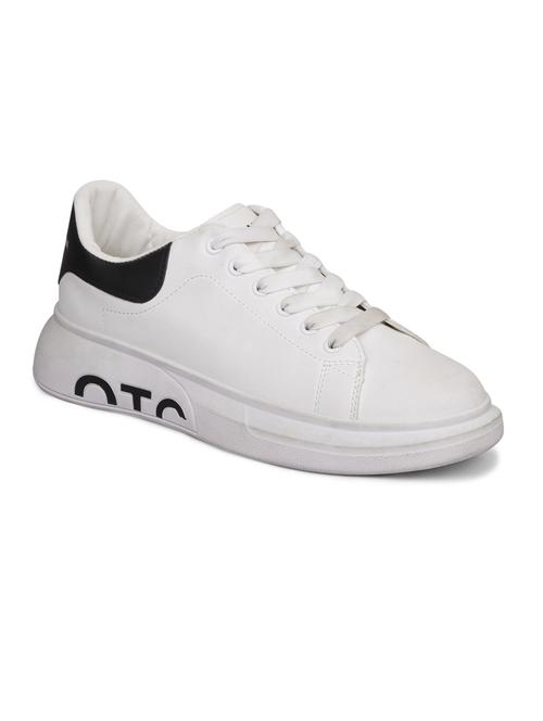 men color block white lace up sneaker - 20425503 -  Standard Image - 0