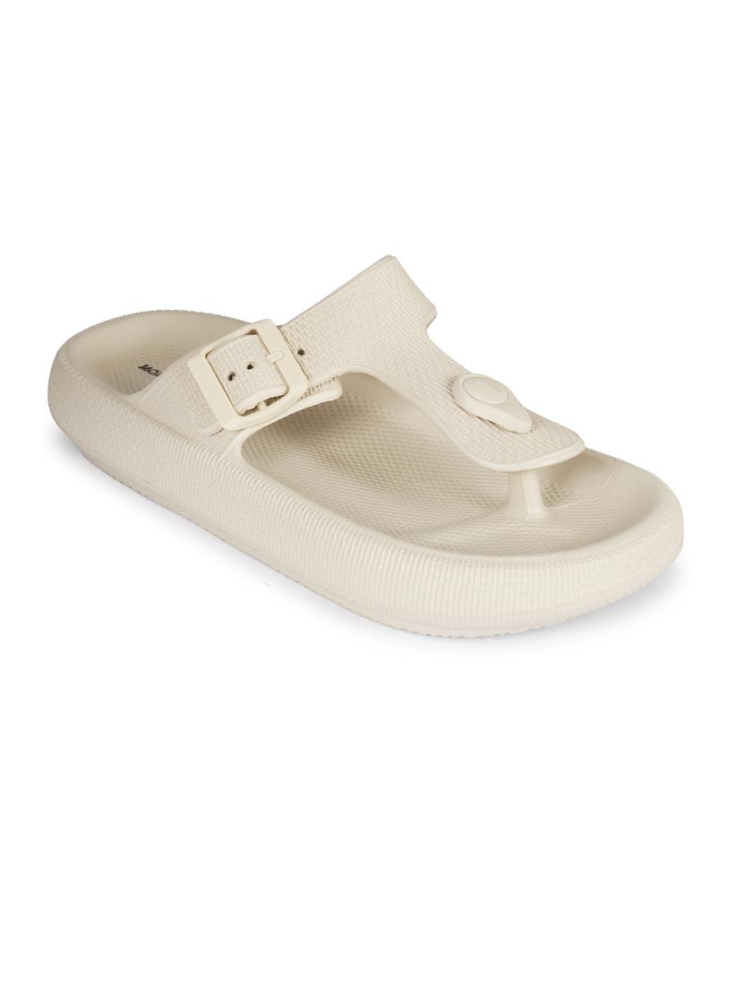 women solid beige flip flop - 20425717 - Zoom Image - 0
