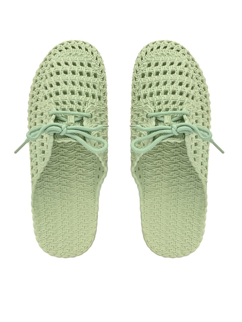 women textured neo mint flip flops - 20425783 - Zoom Image - 0