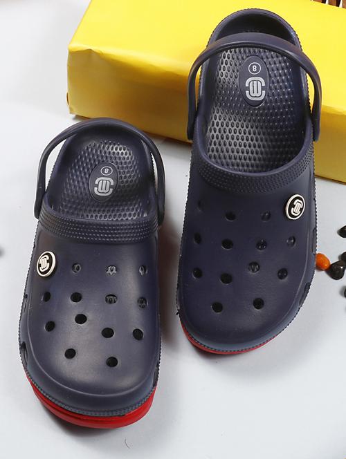 men solid navy blue flip flop - 20425804 -  Standard Image - 0